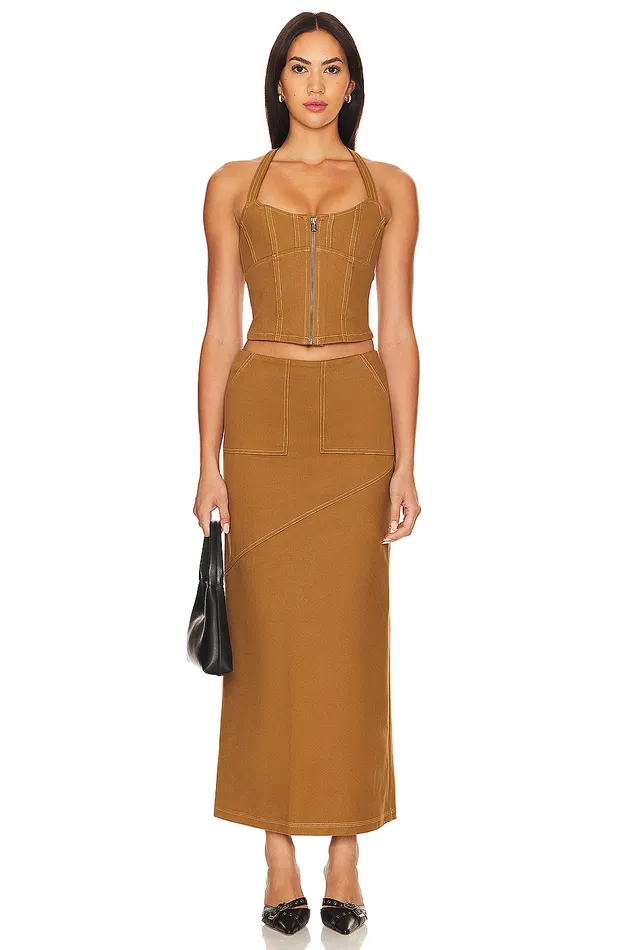 Skirts Women Lovers and Friends Cal Skirt Khaki Skirts Women Lovers and Friends Cal Skirt Khaki