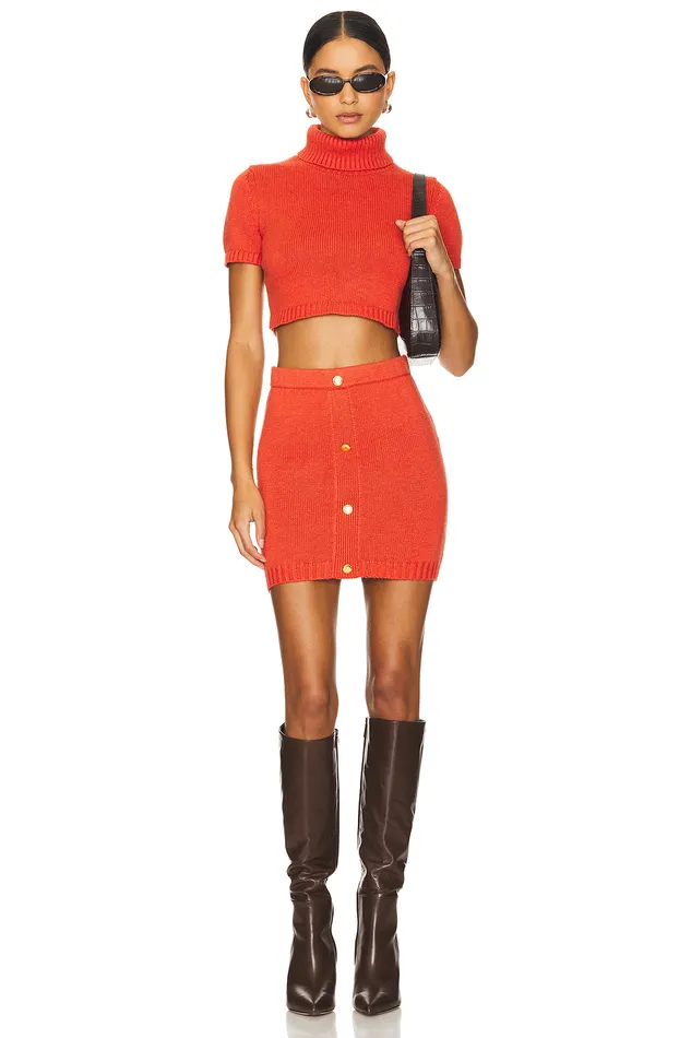 Skirts Women Lovers and Friends Christa Mini Skirt Red Skirts Women Lovers and Friends Christa Mini Skirt Red