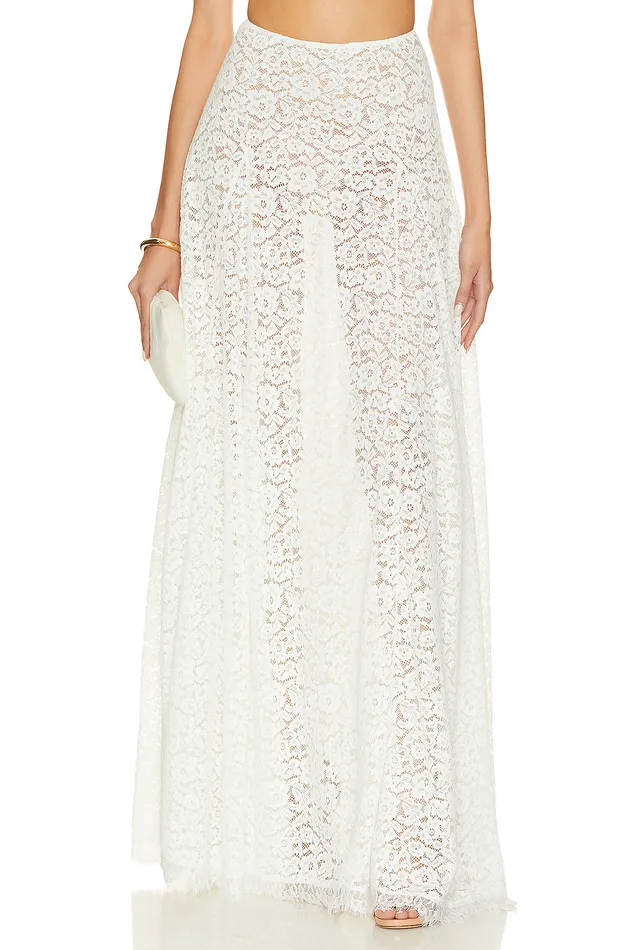 Skirts Women Lovers and Friends Emilia Skirt White Lace