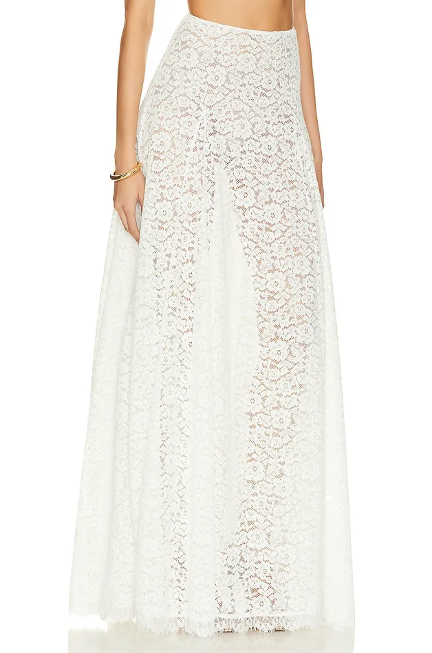 Skirts Women Lovers and Friends Emilia Skirt White Lace Skirts Women Lovers and Friends Emilia Skirt White Lace