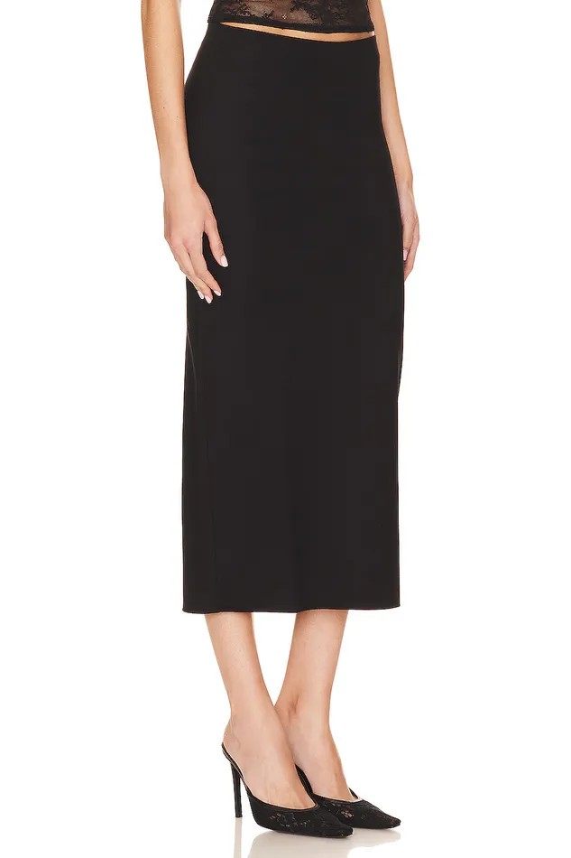 Skirts Women Lovers and Friends Fabienne Midi Skirt Black Skirts Women Lovers and Friends Fabienne Midi Skirt Black