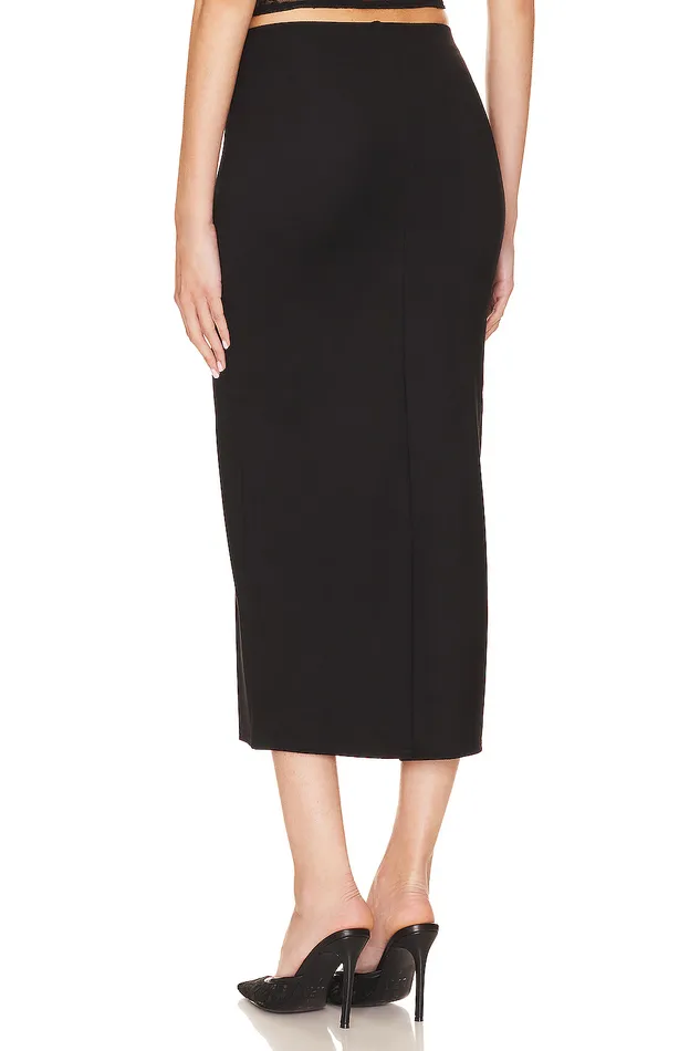 Skirts Women Lovers and Friends Fabienne Midi Skirt Black Skirts Women Lovers and Friends Fabienne Midi Skirt Black