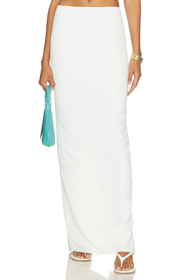 Skirts Women Lovers and Friends Imani Maxi Skirt Opal White