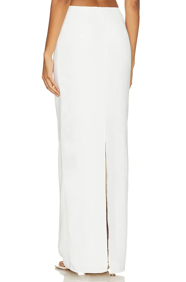 Skirts Women Lovers and Friends Imani Maxi Skirt Opal White Skirts Women Lovers and Friends Imani Maxi Skirt Opal White