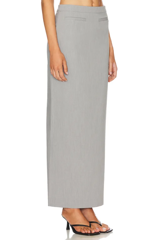 Skirts Women Lovers and Friends Jones Maxi Skirt Gray Skirts Women Lovers and Friends Jones Maxi Skirt Gray