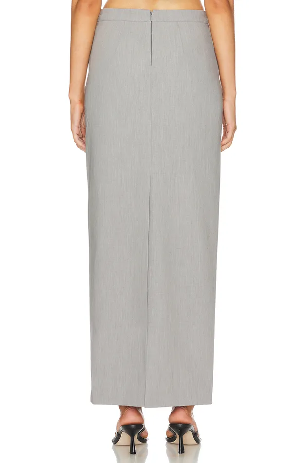 Skirts Women Lovers and Friends Jones Maxi Skirt Gray Skirts Women Lovers and Friends Jones Maxi Skirt Gray