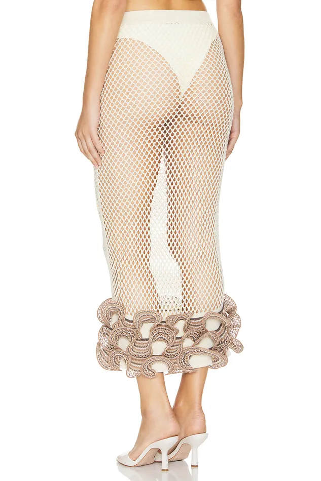 Skirts Women Lovers and Friends Juno Skirt Beige and Brown Multi Skirts Women Lovers and Friends Juno Skirt Beige and Brown Multi