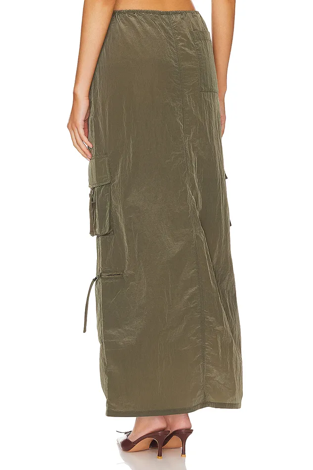 Skirts Women Lovers and Friends Noah Maxi Skirt Olive Green Skirts Women Lovers and Friends Noah Maxi Skirt Olive Green
