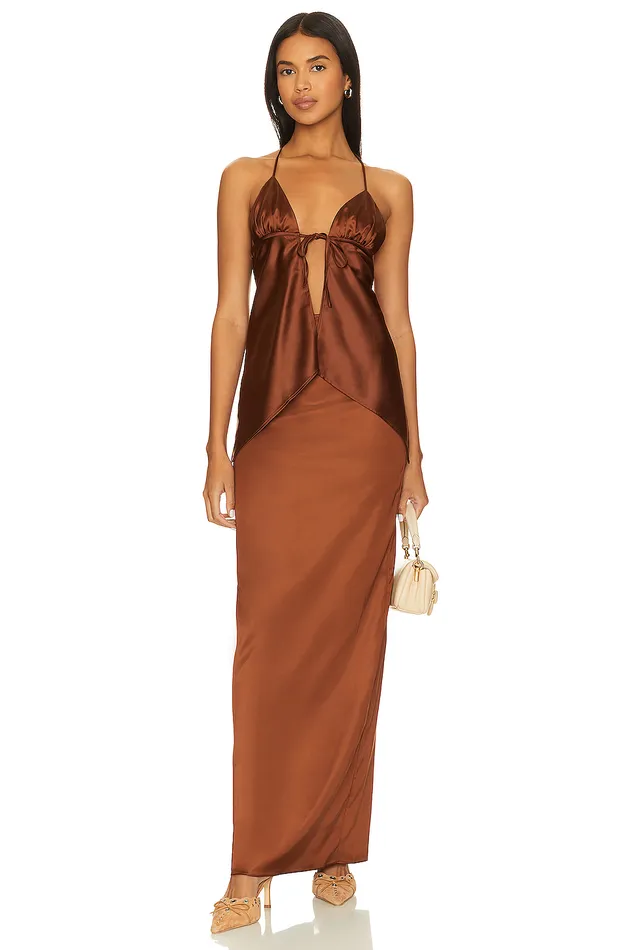 Skirts Women Lovers and Friends River Maxi Skirt Chocolate Brown Skirts Women Lovers and Friends River Maxi Skirt Chocolate Brown