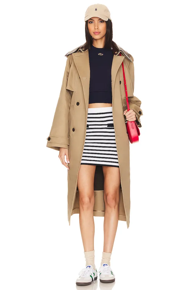 Skirts Women Lovers and Friends Selene Striped Skirt Black and White Skirts Women Lovers and Friends Selene Striped Skirt Black and White