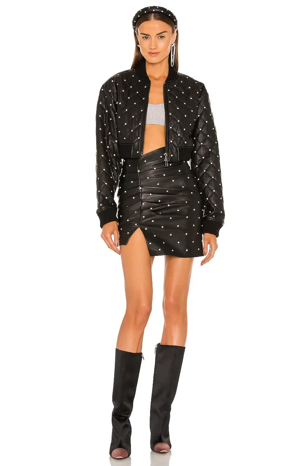 Skirts Women Lovers and Friends Valletta Leather Mini Skirt Black Skirts Women Lovers and Friends Valletta Leather Mini Skirt Black