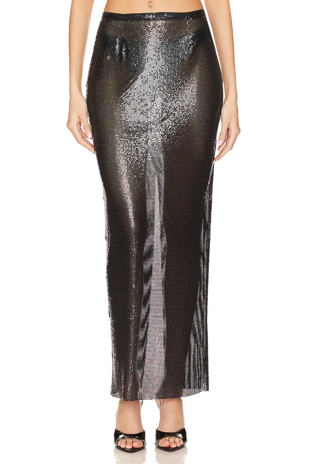 Skirts Women Lovers and Friends X Anja Dujakovi Oleema Skirt Disco Black