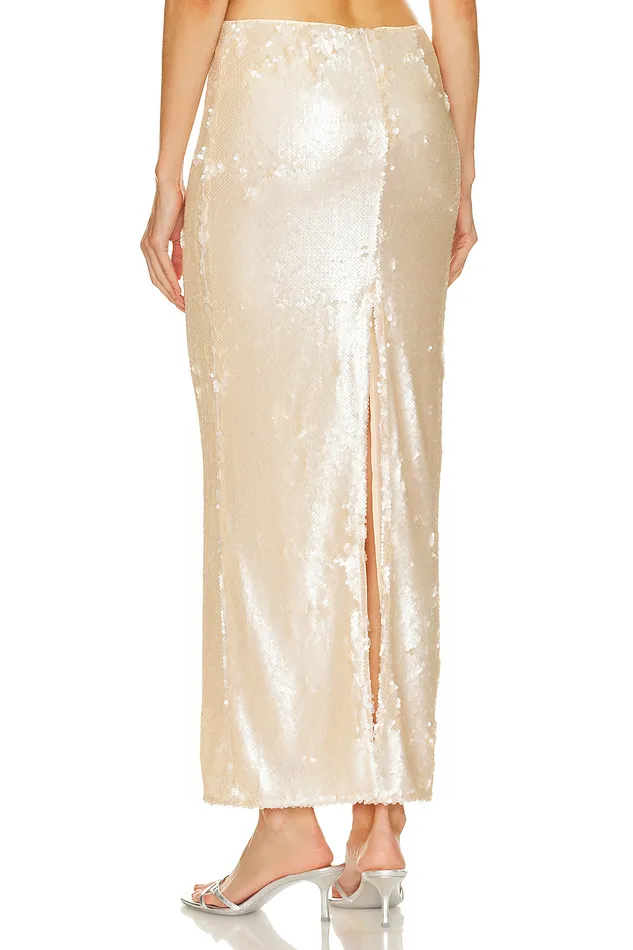 Skirts Women Lovers and Friends X Bridget Lilium Skirt Beige Neutral Skirts Women Lovers and Friends X Bridget Lilium Skirt Beige Neutral
