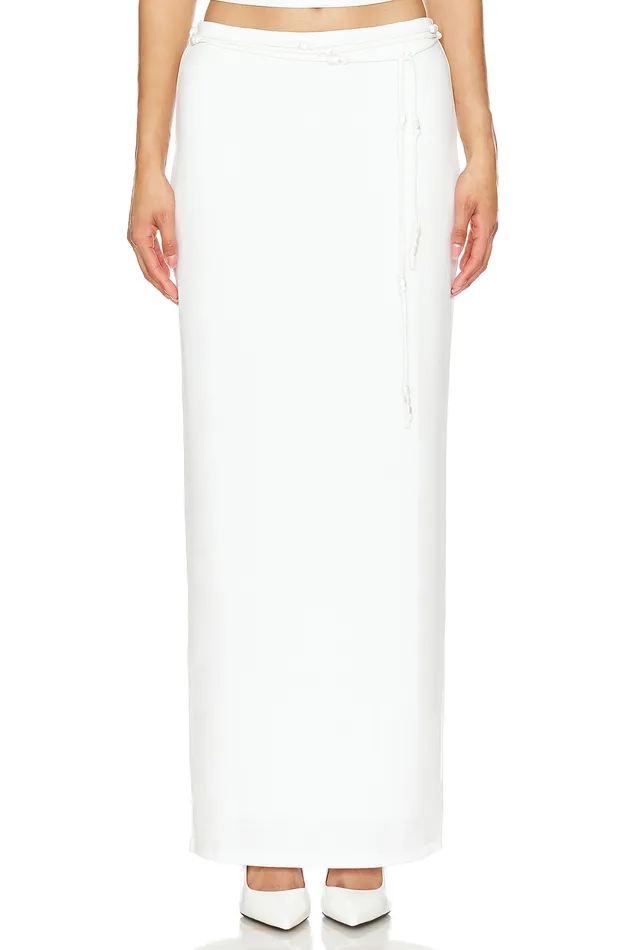 Skirts Women Lovers and Friends X Maggie Macdonald Carolyn Maxi Skirt White