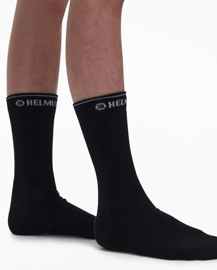 Socks Men Helmut Lang Impress Socks Black