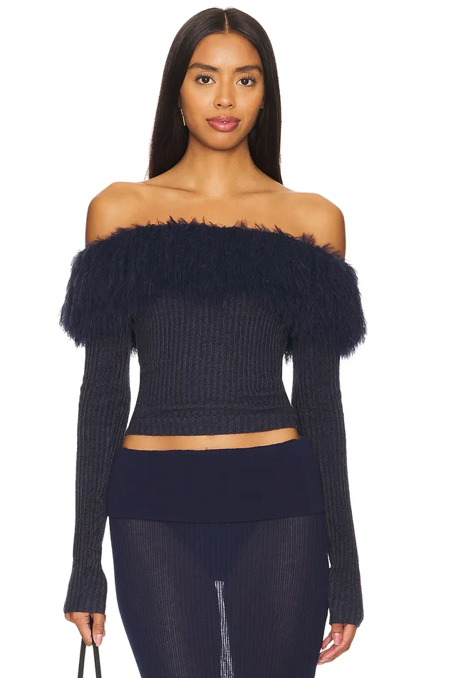 Sweaters and Knits Women Lovers and Friends Analee Sweater Navy