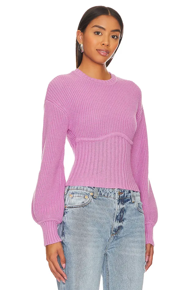 Sweaters and Knits Women Lovers and Friends Anastasia Knit Sweater Pink Sweaters and Knits Women Lovers and Friends Anastasia Knit Sweater Pink