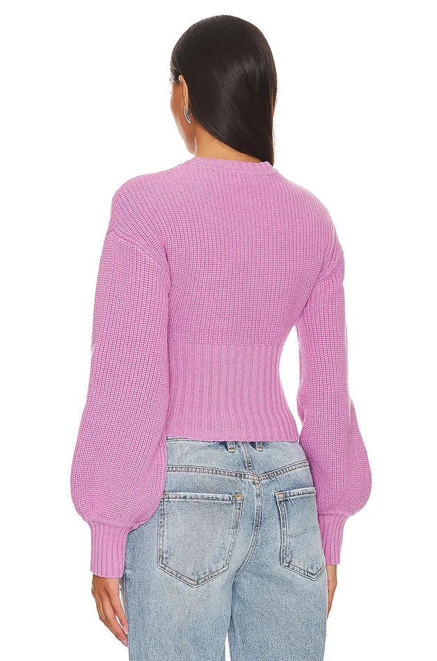Sweaters and Knits Women Lovers and Friends Anastasia Knit Sweater Pink Sweaters and Knits Women Lovers and Friends Anastasia Knit Sweater Pink