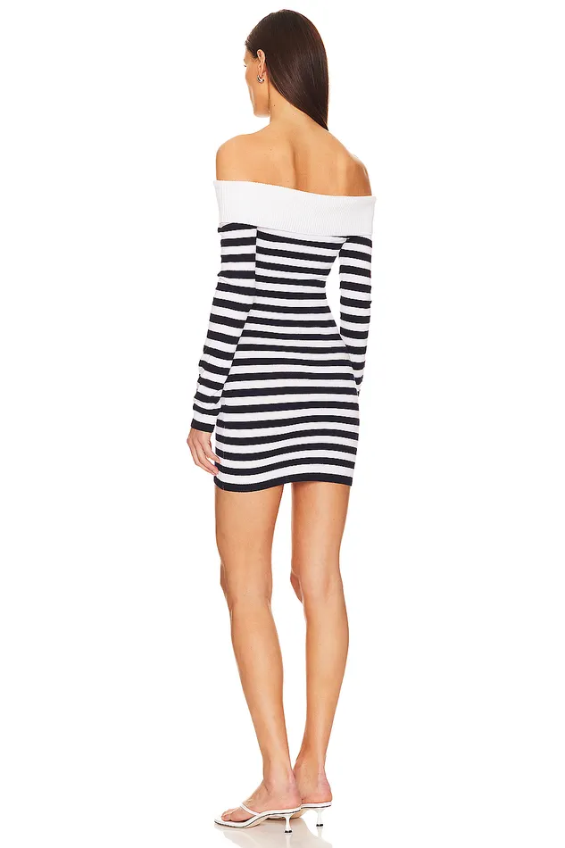 Sweaters and Knits Women Lovers and Friends Aradi Dress Navy and White Sweaters and Knits Women Lovers and Friends Aradi Dress Navy and White