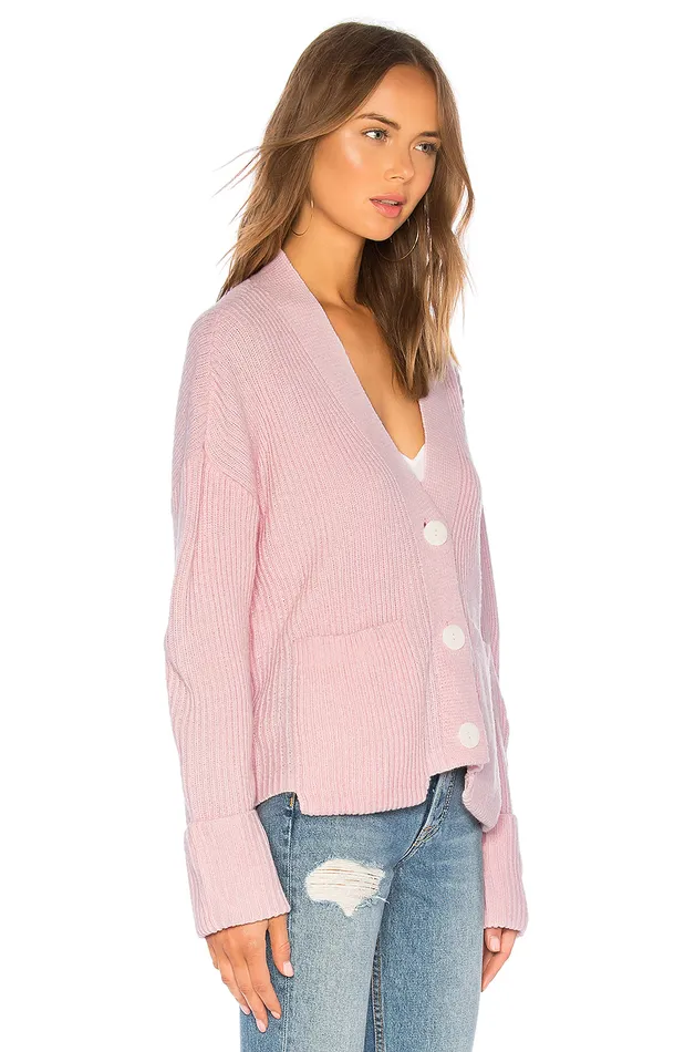 Sweaters and Knits Women Lovers and Friends Avery Cardigan Pink Sweaters and Knits Women Lovers and Friends Avery Cardigan Pink