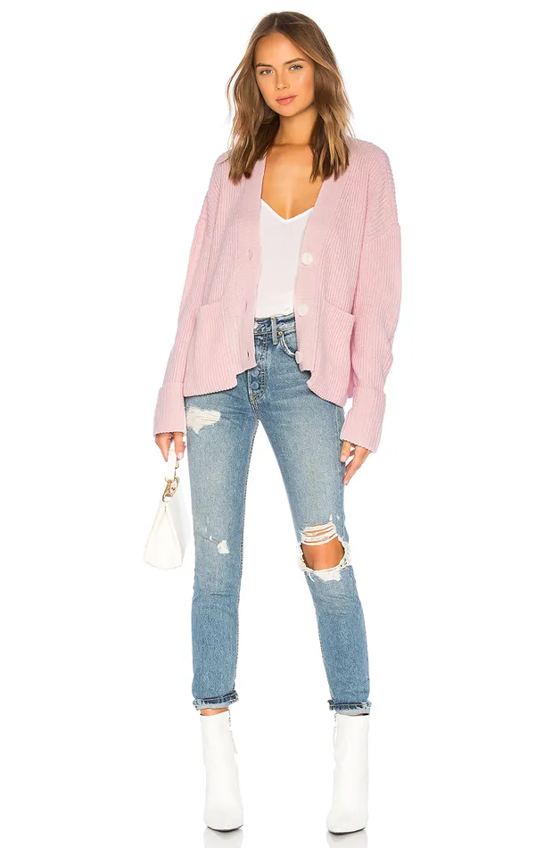 Sweaters and Knits Women Lovers and Friends Avery Cardigan Pink Sweaters and Knits Women Lovers and Friends Avery Cardigan Pink