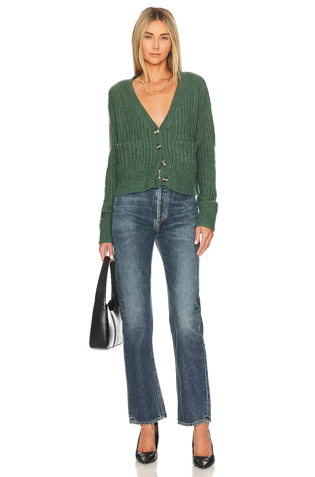 Sweaters and Knits Women Lovers and Friends Caroline Cardigan Moss Sweaters and Knits Women Lovers and Friends Caroline Cardigan Moss