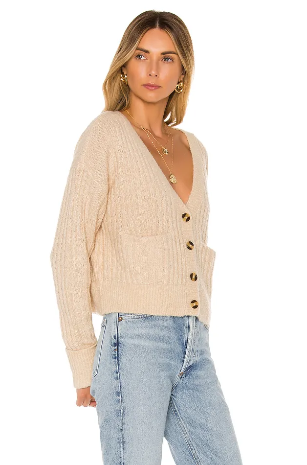 Sweaters and Knits Women Lovers and Friends Caroline Cardigan Neutral Sweaters and Knits Women Lovers and Friends Caroline Cardigan Neutral