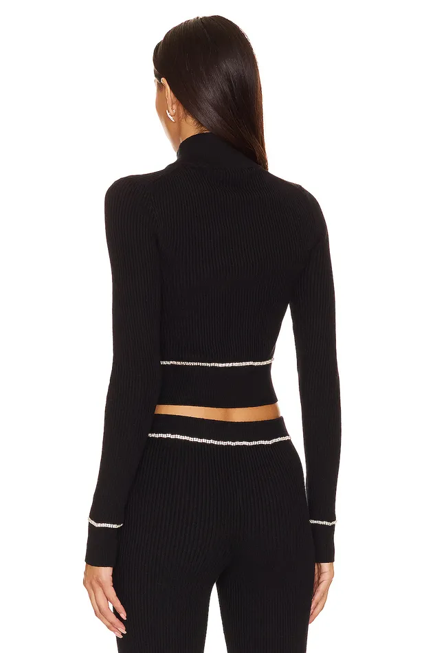 Sweaters and Knits Women Lovers and Friends Dani Embellished Sweater Black Sweaters and Knits Women Lovers and Friends Dani Embellished Sweater Black