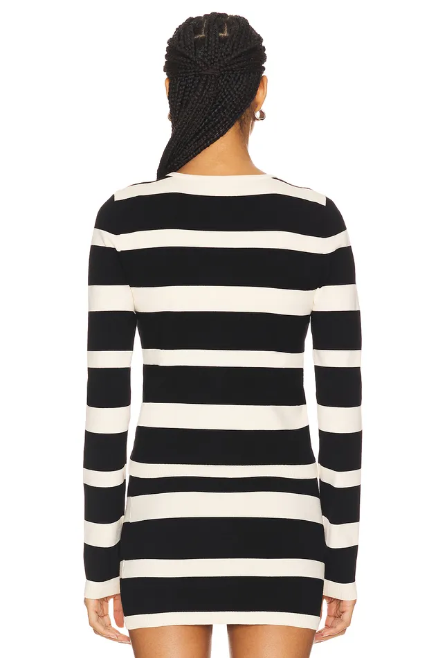 Sweaters and Knits Women Lovers and Friends Eloise Cardigan Black and Cream Sweaters and Knits Women Lovers and Friends Eloise Cardigan Black and Cream