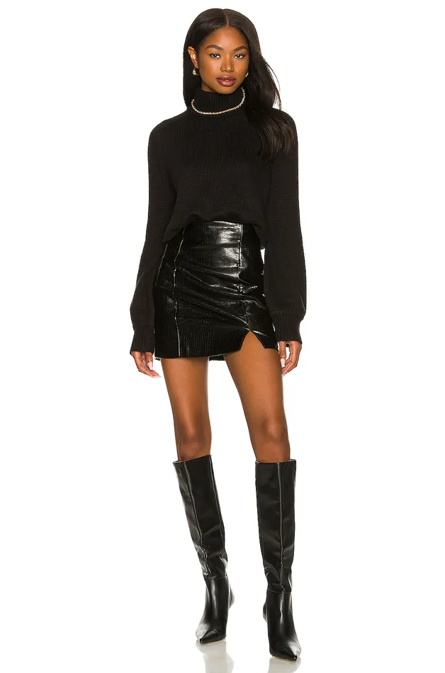 Sweaters and Knits Women Lovers and Friends Granite Sweater Black Sweaters and Knits Women Lovers and Friends Granite Sweater Black