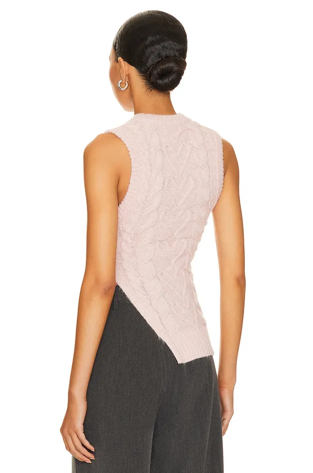 Sweaters and Knits Women Lovers and Friends Ingrid Sweater Vest Pink Sweaters and Knits Women Lovers and Friends Ingrid Sweater Vest Pink