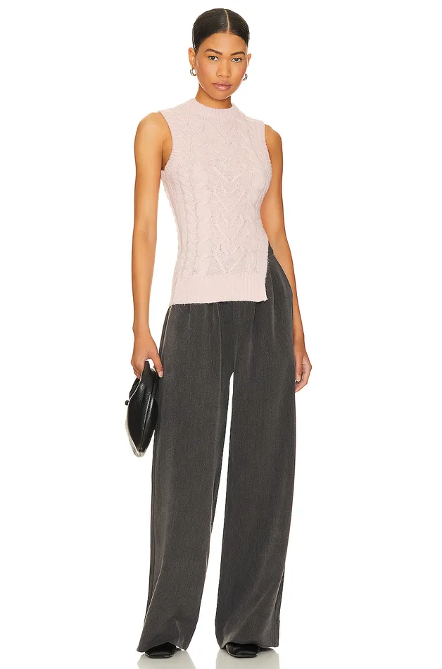 Sweaters and Knits Women Lovers and Friends Ingrid Sweater Vest Pink Sweaters and Knits Women Lovers and Friends Ingrid Sweater Vest Pink