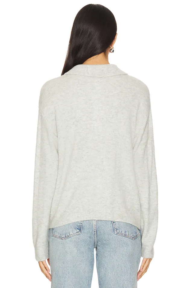 Sweaters and Knits Women Lovers and Friends Ivy Polo Sweater Light Gre