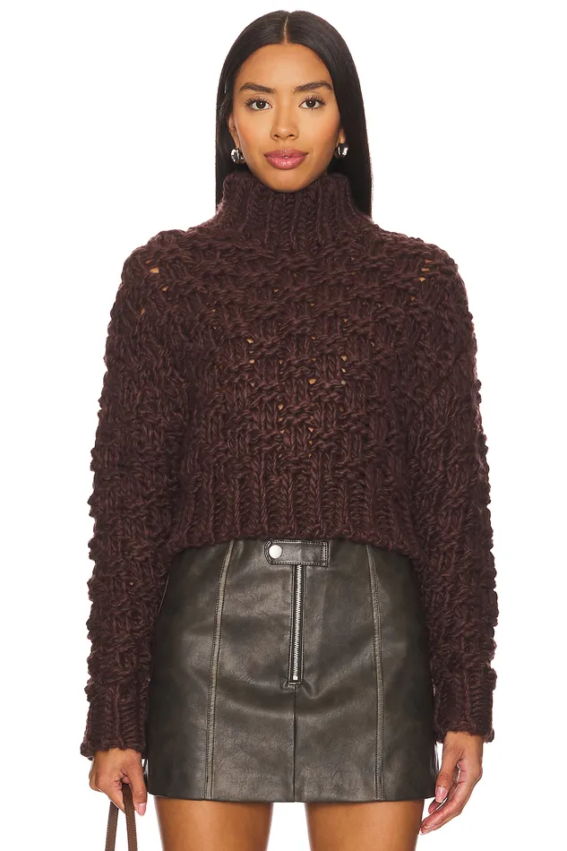 Sweaters and Knits Women Lovers and Friends Jolene Knit Sweater Chocolate Brown Sweaters and Knits Women Lovers and Friends Jolene Knit Sweater Chocolate Brown