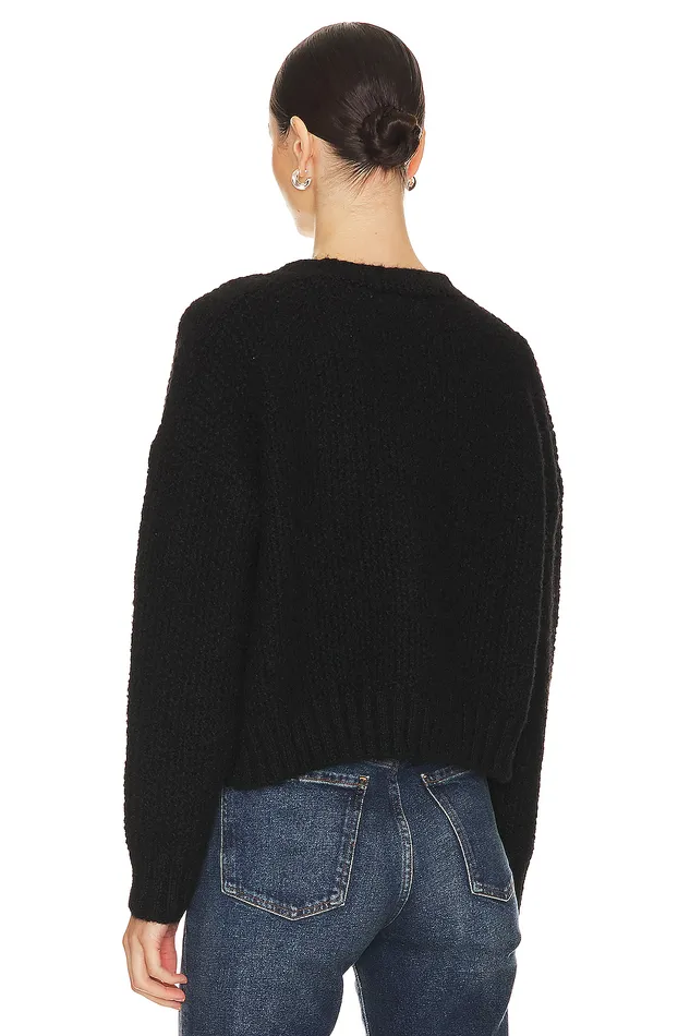 Sweaters and Knits Women Lovers and Friends Lili Button Front Cardigan Black Sweaters and Knits Women Lovers and Friends Lili Button Front Cardigan Black