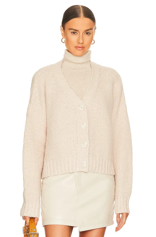 Sweaters and Knits Women Lovers and Friends Lili Button Front Cardigan Nude