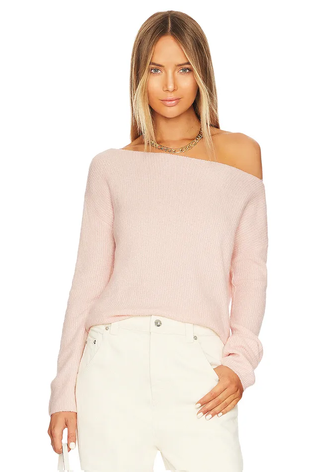 Sweaters and Knits Women Lovers and Friends Lovers Friends Alayah Off Shoulder Sweater Soft Pink Sweaters and Knits Women Lovers and Friends Lovers Friends Alayah Off Shoulder Sweater Soft Pink
