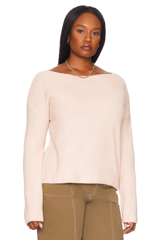Sweaters and Knits Women Lovers and Friends Lovers Friends Alayah Off Shoulder Sweater Soft Pink Sweaters and Knits Women Lovers and Friends Lovers Friends Alayah Off Shoulder Sweater Soft Pink