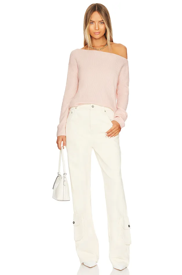 Sweaters and Knits Women Lovers and Friends Lovers Friends Alayah Off Shoulder Sweater Soft Pink Sweaters and Knits Women Lovers and Friends Lovers Friends Alayah Off Shoulder Sweater Soft Pink