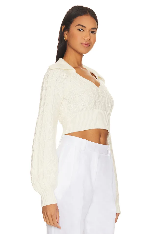 Sweaters and Knits Women Lovers and Friends Mel Cable Knit Sweater Ivory Sweaters and Knits Women Lovers and Friends Mel Cable Knit Sweater Ivory