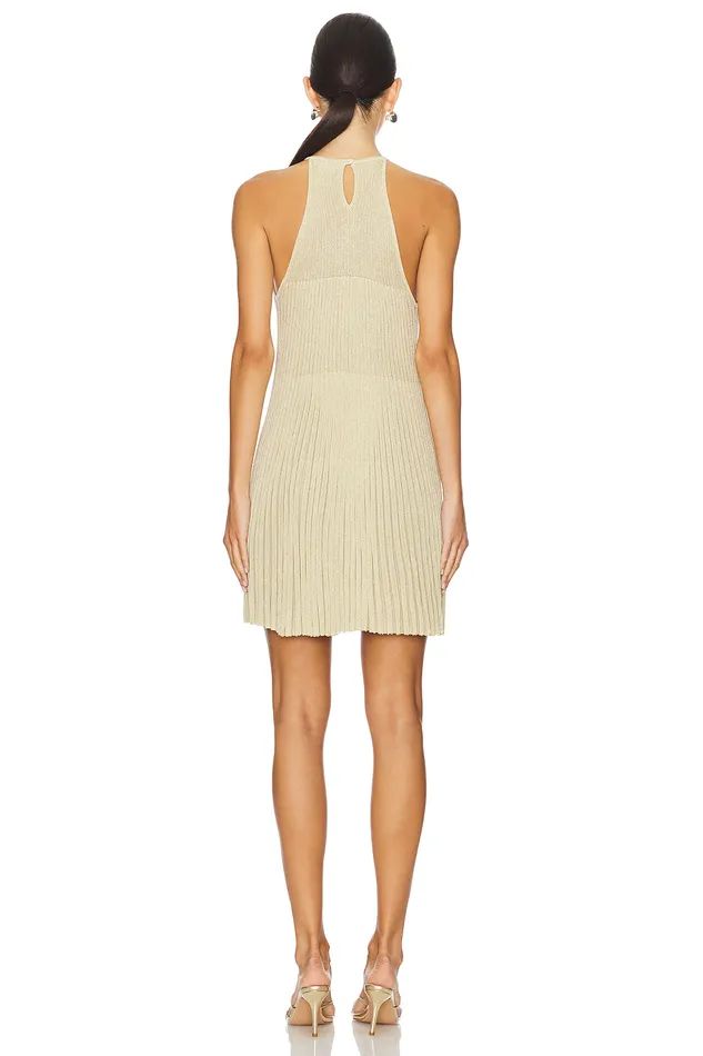 Sweaters and Knits Women Lovers and Friends Nance Mini Dress Tan and Gold Sweaters and Knits Women Lovers and Friends Nance Mini Dress Tan and Gold