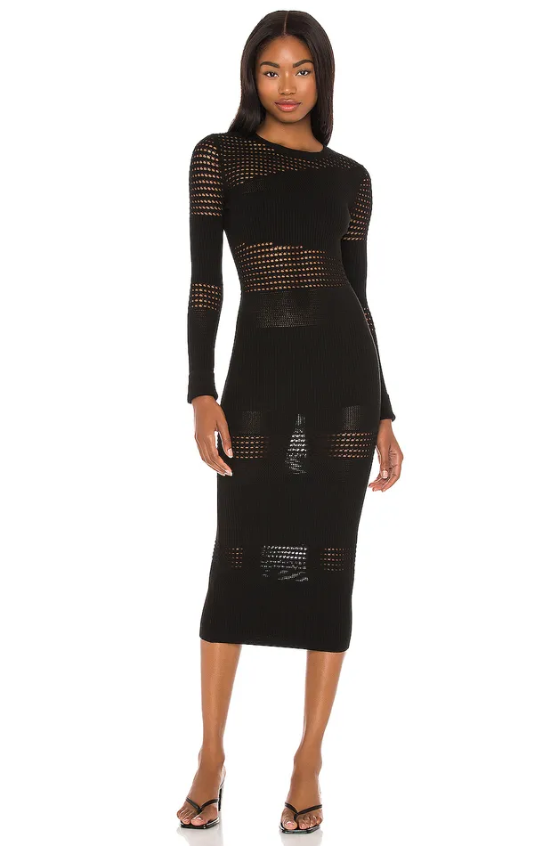 Sweaters and Knits Women Lovers and Friends Tianna Dress Black