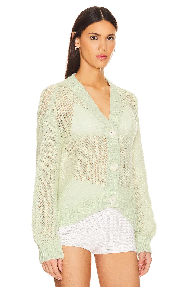 Sweaters and Knits Women Lovers and Friends Viola Cardigan Light Melon Sweaters and Knits Women Lovers and Friends Viola Cardigan Light Melon