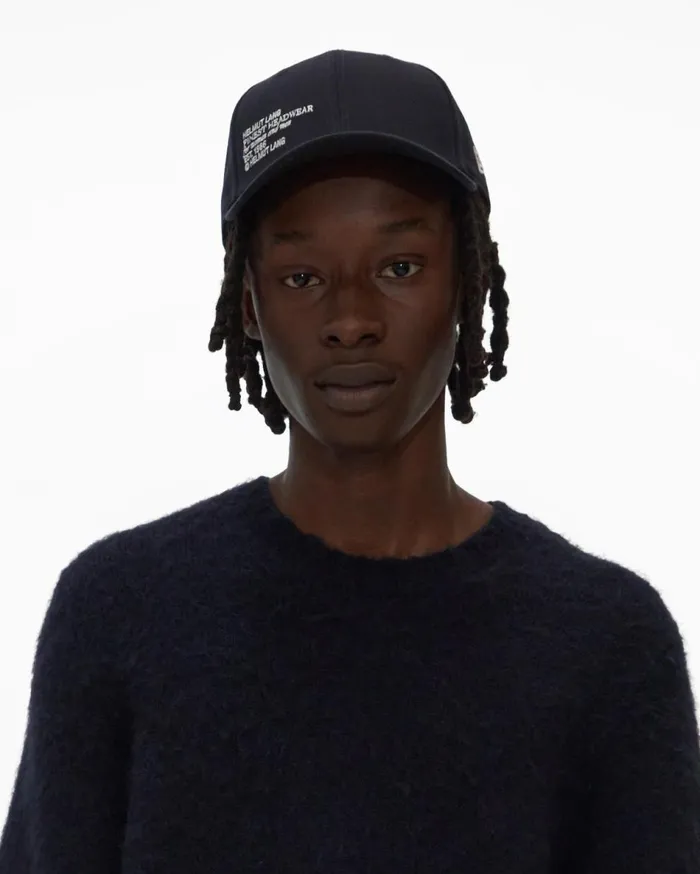 Sweaters Men Helmut Lang Brushed Crewneck Navy