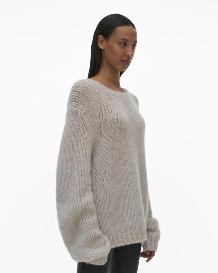 Sweaters Women Helmut Lang Alpaca Brushed Vapor Heather