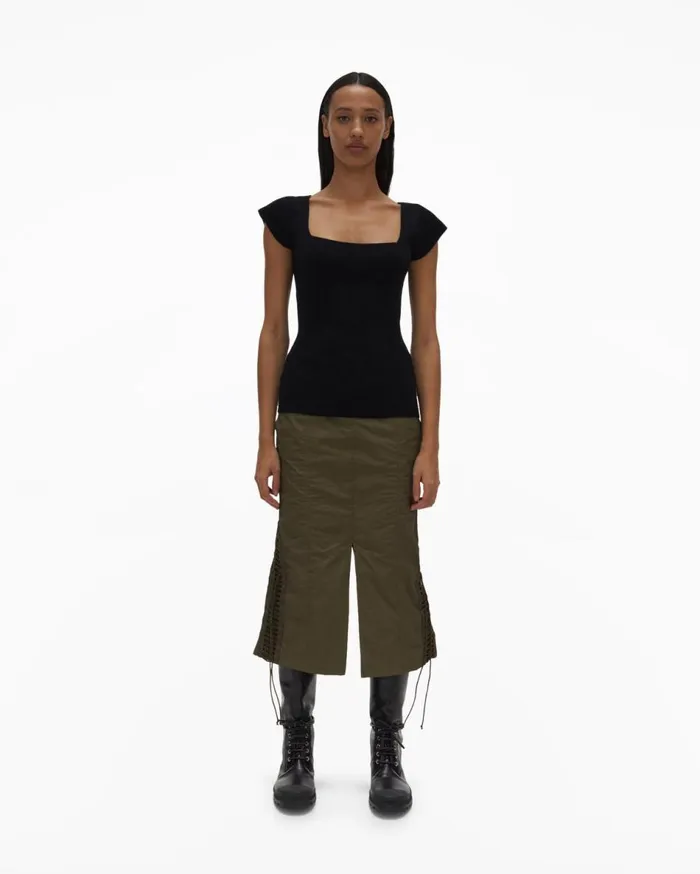 Sweaters Women Helmut Lang Contour Top Black