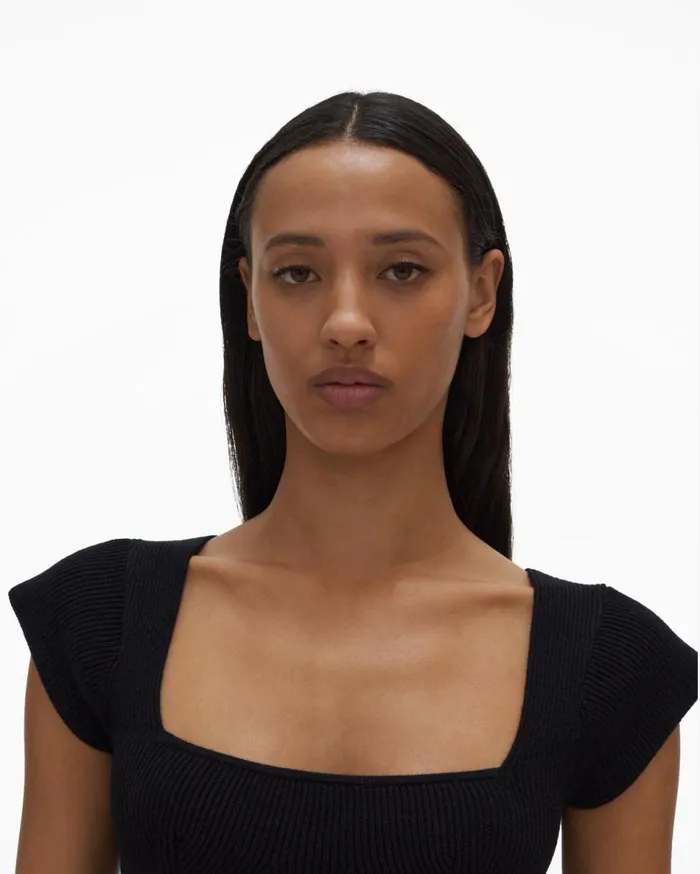 Sweaters Women Helmut Lang Contour Top Black
