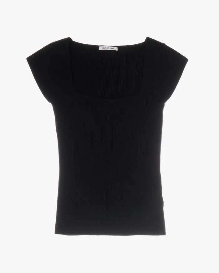 Sweaters Women Helmut Lang Contour Top Black
