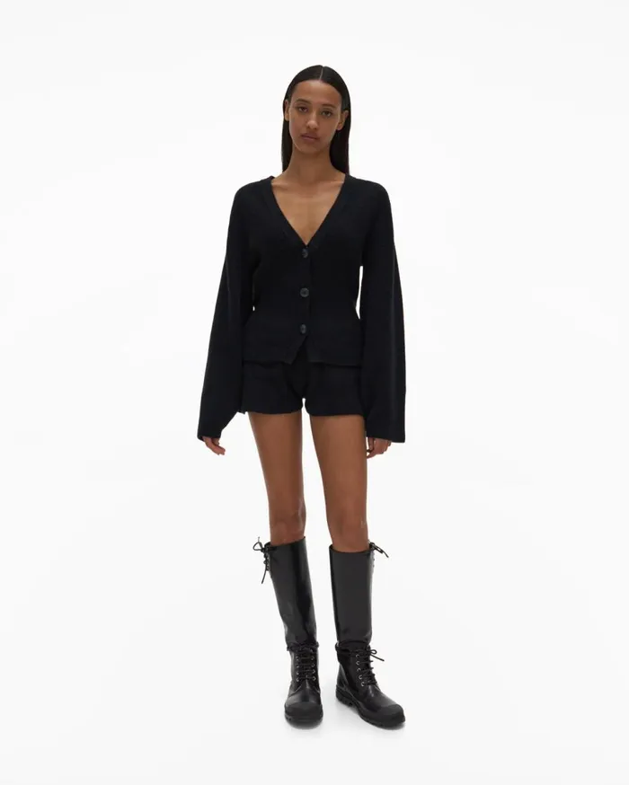 Sweaters Women Helmut Lang Cozy Cardigan Black