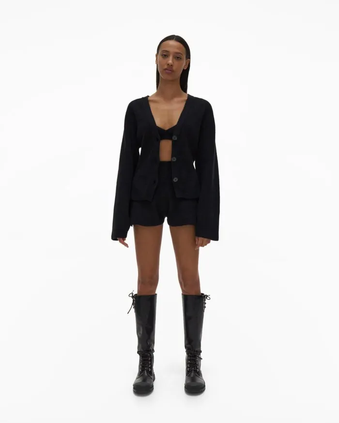 Sweaters Women Helmut Lang Cozy Cardigan Black
